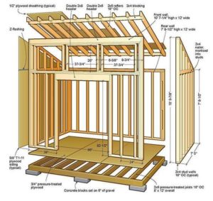 10x6 shed plans