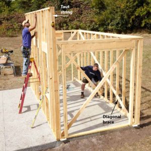 how to build a shed step by step